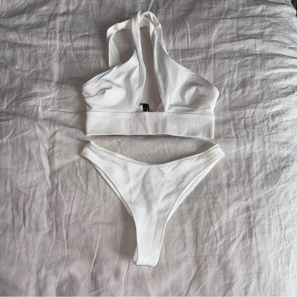 Lined Soft-Cup Bikini Top and Brazilian Bikini Bottoms - Picture 2 of 12